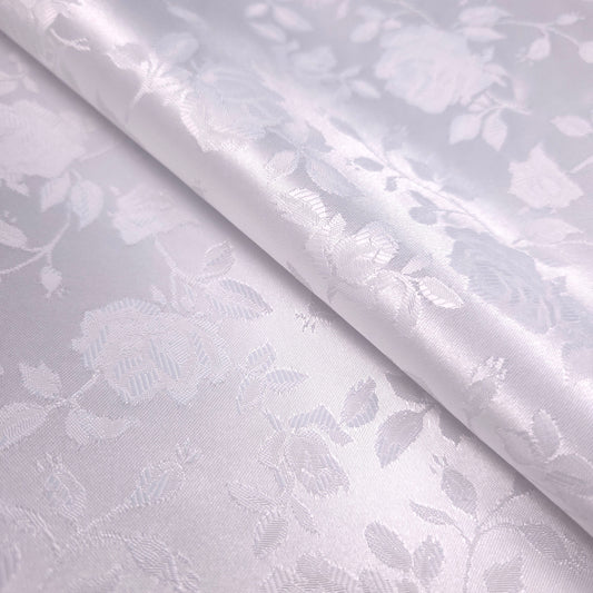 EMPRESS ROSE WHITE BROCADE