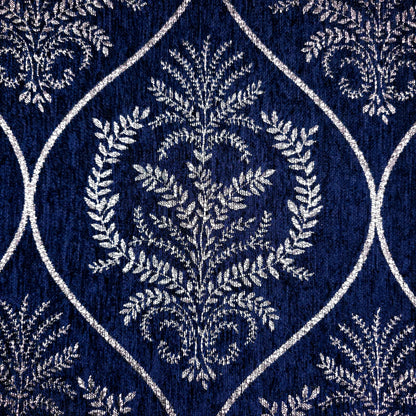 REGAL LAUREL OGEE MEDALION CHENIELLE NAVY BLUE