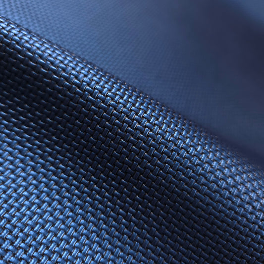Metallic Blue Basket Weave Vinyl