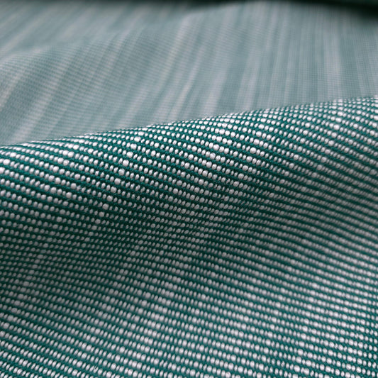 REVERSIBLE GREEN WHITE TAPESTRY UPHOLSTERY