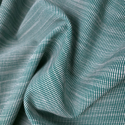 REVERSIBLE GREEN WHITE TAPESTRY UPHOLSTERY