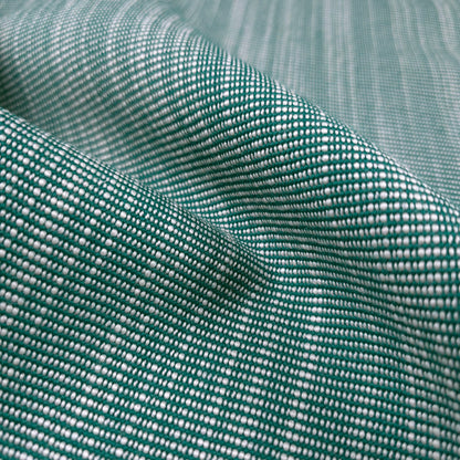 REVERSIBLE GREEN WHITE TAPESTRY UPHOLSTERY