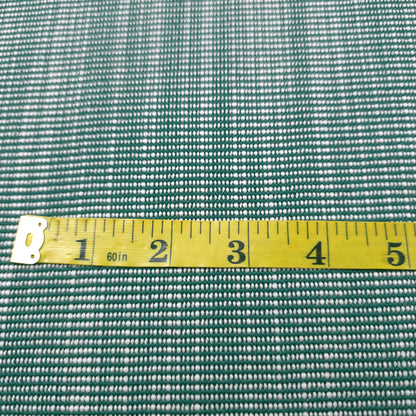 REVERSIBLE GREEN WHITE TAPESTRY UPHOLSTERY