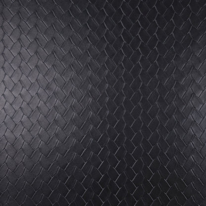 EMBOSSED WOVEN BLACK VINYL