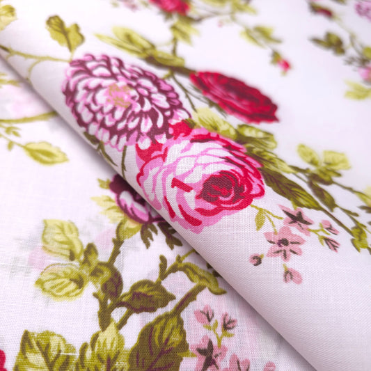 CASTILLE ROSES PINK PRINT