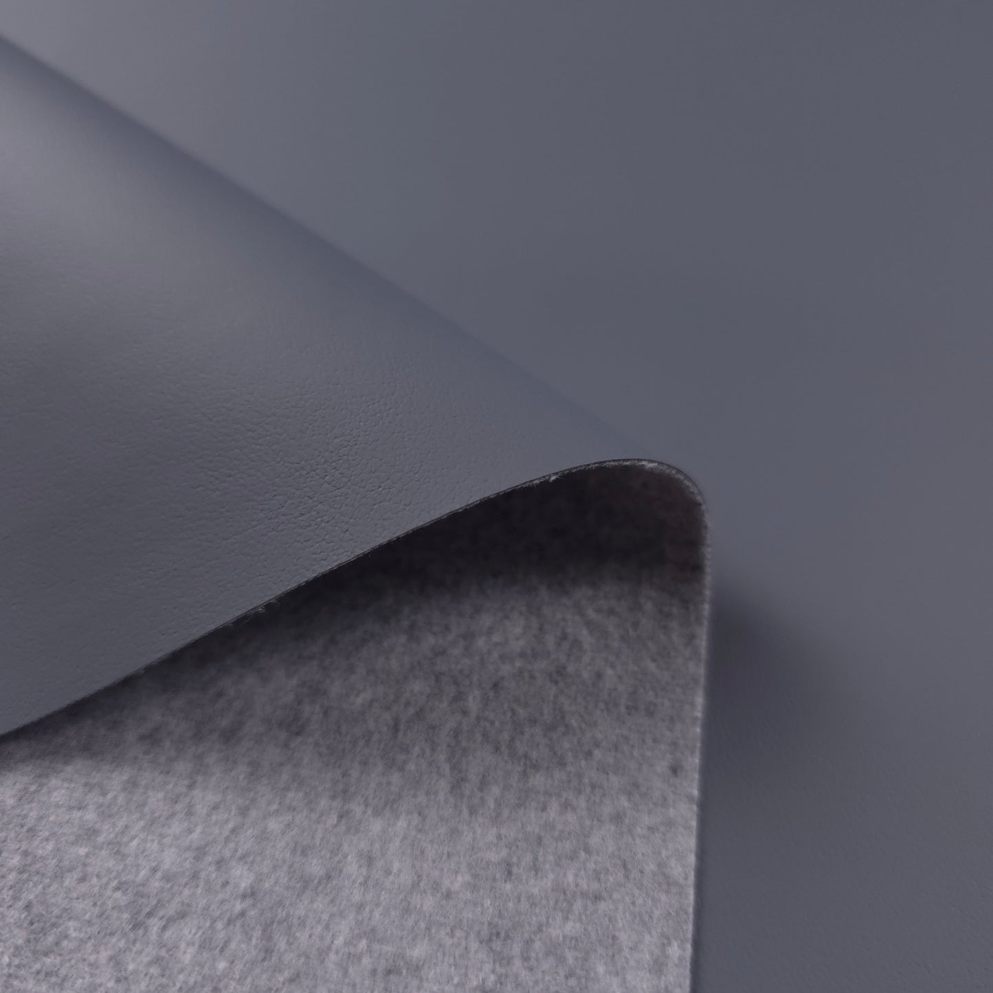 SLATE GRAY BLUE UPHOLSTERY VINYL MATTE FAUX LEATHER