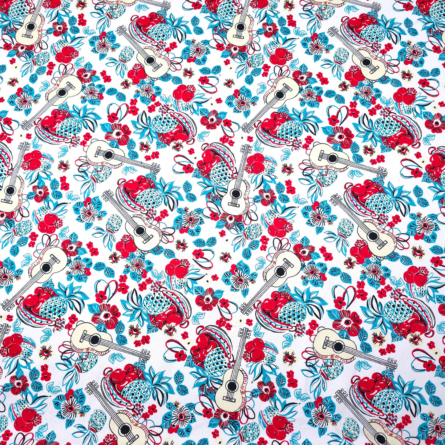 TROPICAL GUITAR STRETCH COTTON