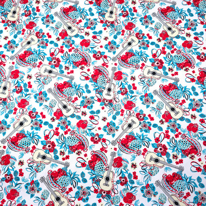 TROPICAL GUITAR STRETCH COTTON