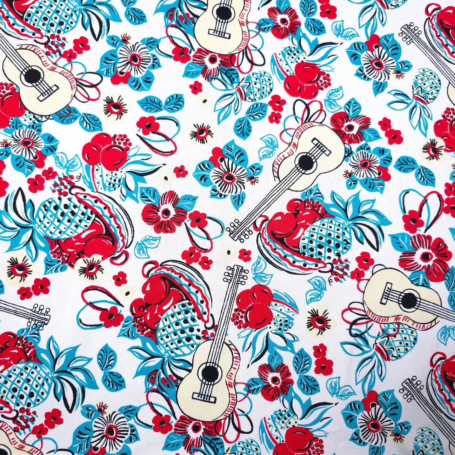 TROPICAL GUITAR STRETCH COTTON