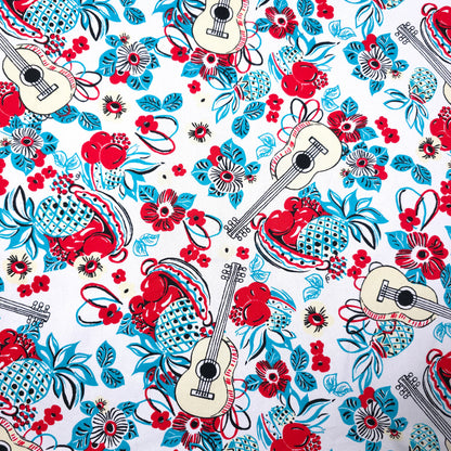 TROPICAL GUITAR STRETCH COTTON