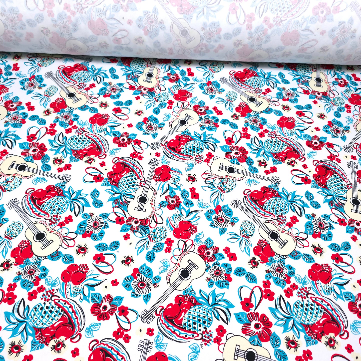 TROPICAL GUITAR STRETCH COTTON