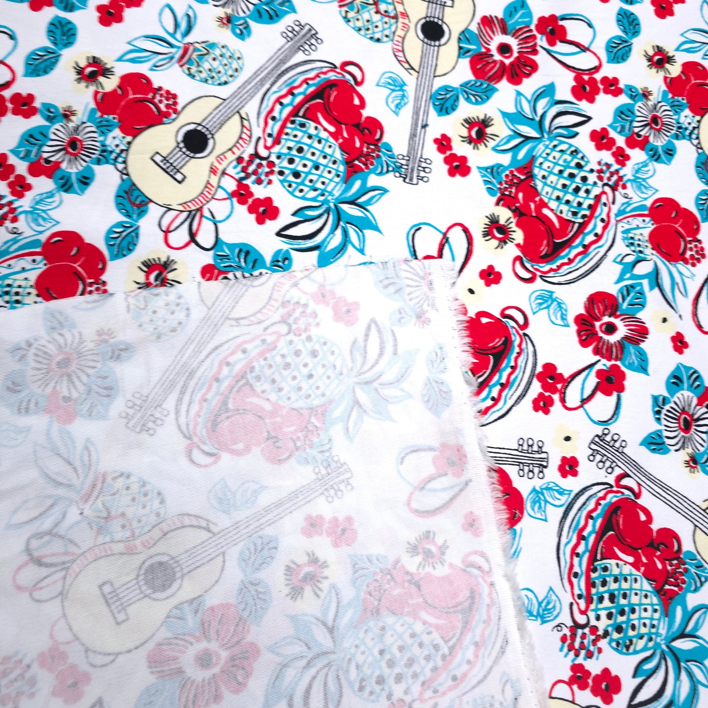 TROPICAL GUITAR STRETCH COTTON