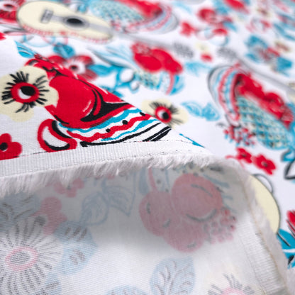 TROPICAL GUITAR STRETCH COTTON