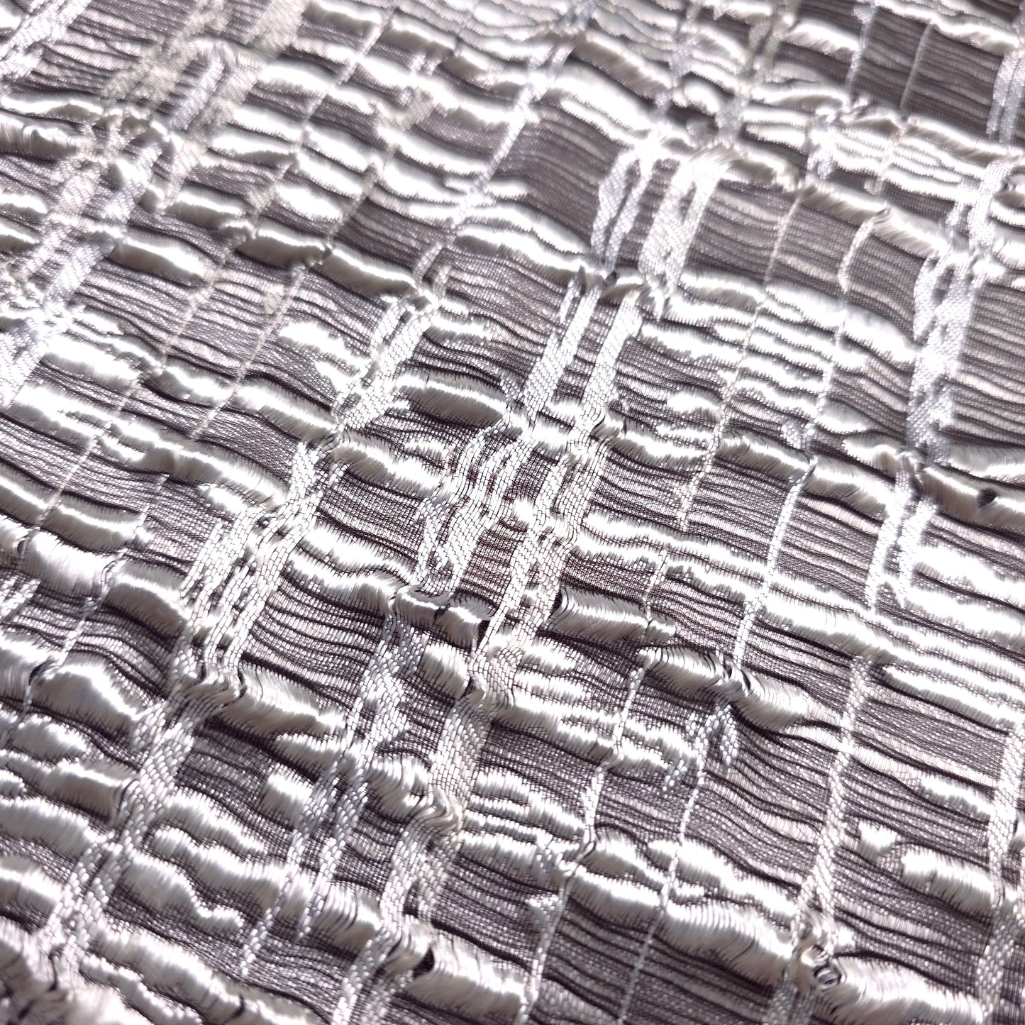 GILDED ART HOUSE DRAPERY SILVER