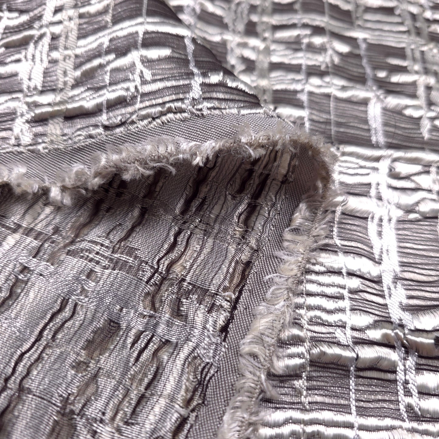 GILDED ART HOUSE DRAPERY SILVER