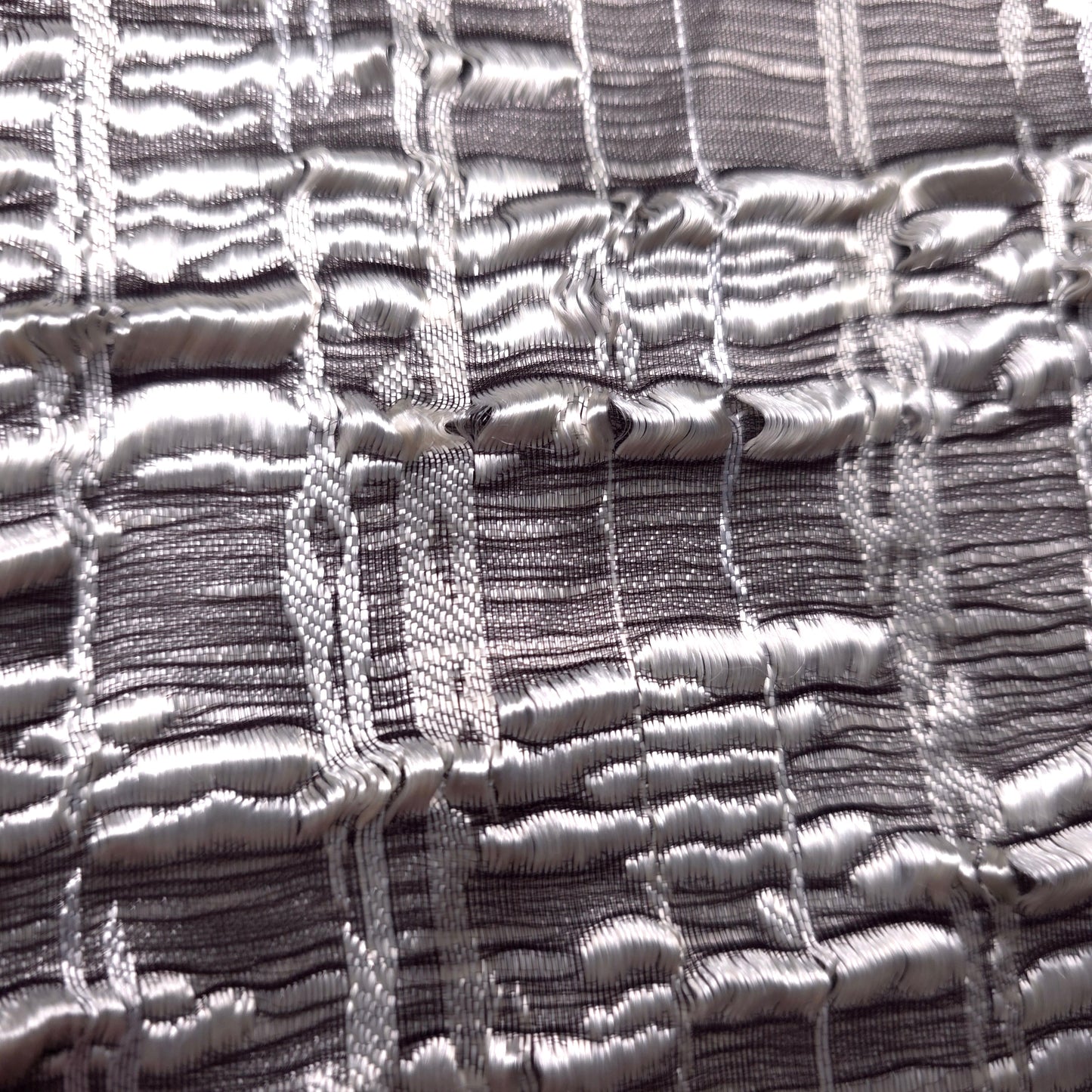 GILDED ART HOUSE DRAPERY SILVER