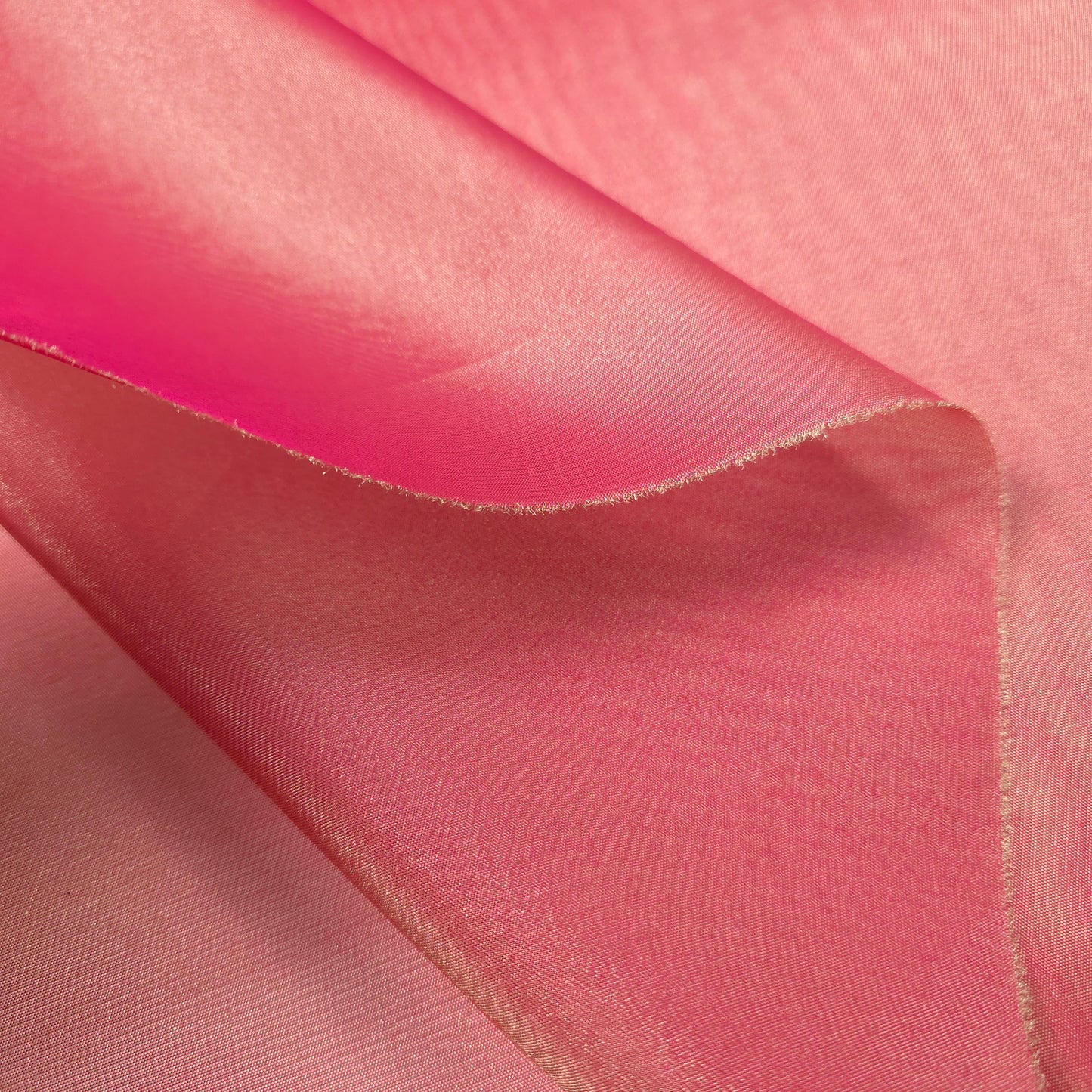 PINK FUCHSIA GOLD TWO TONE ORGANZA