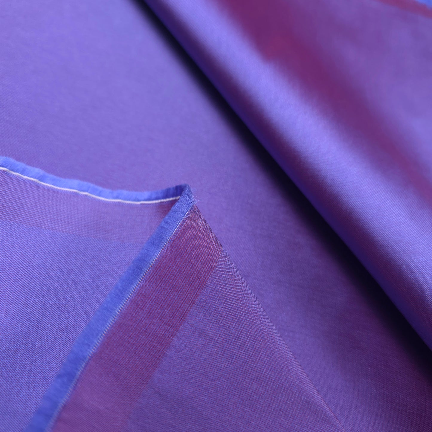 PURPLE RED TWO TONE TAFFETA