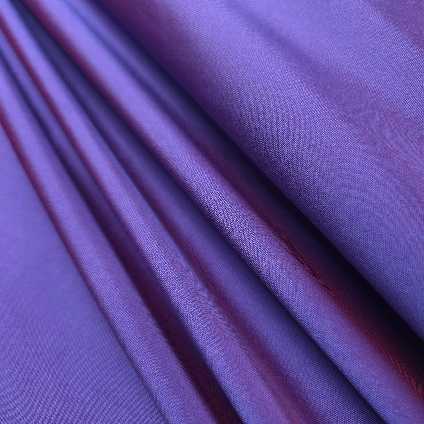 PURPLE RED TWO TONE TAFFETA