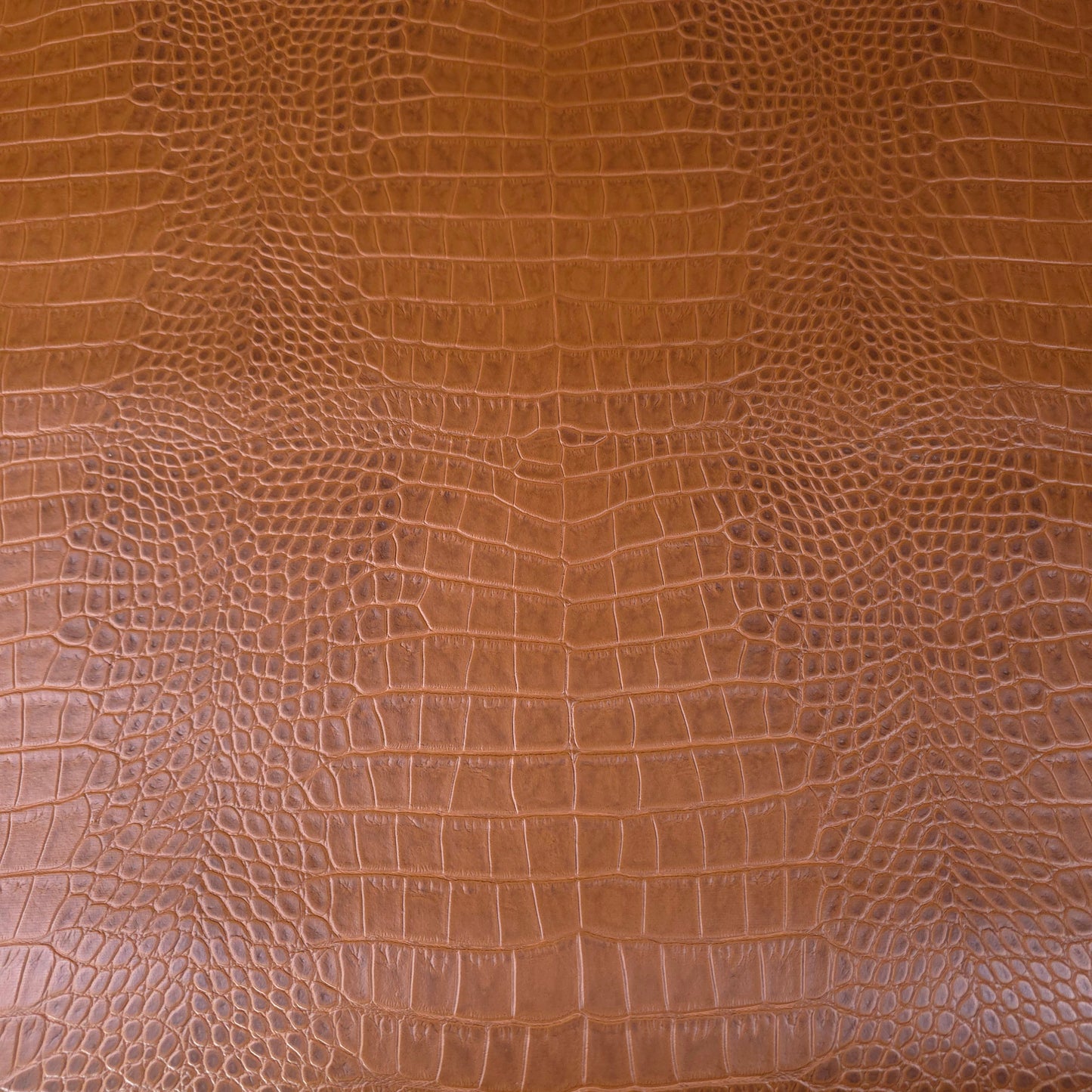 Brown Crocodile PVC Vinyl Fabric