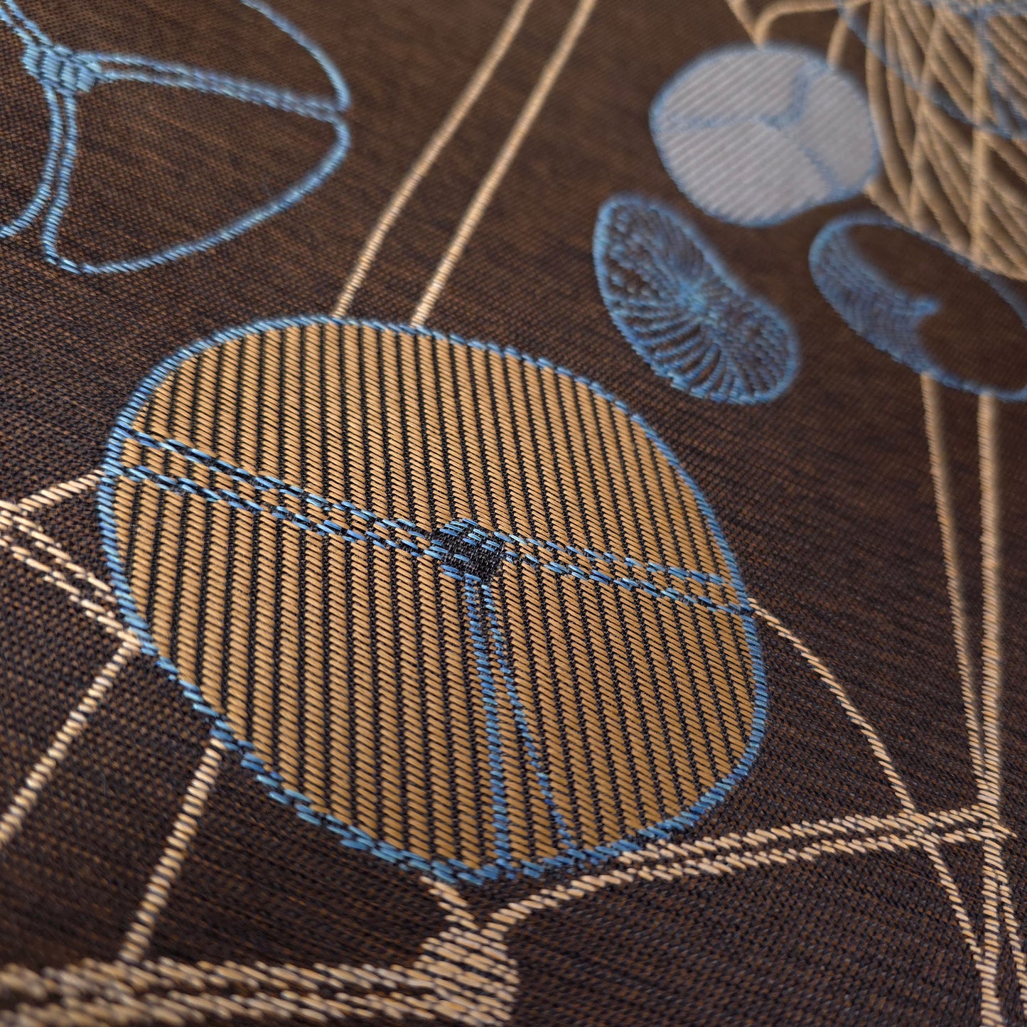 BOTANICAL ABSTRACT UPHOLSTERY