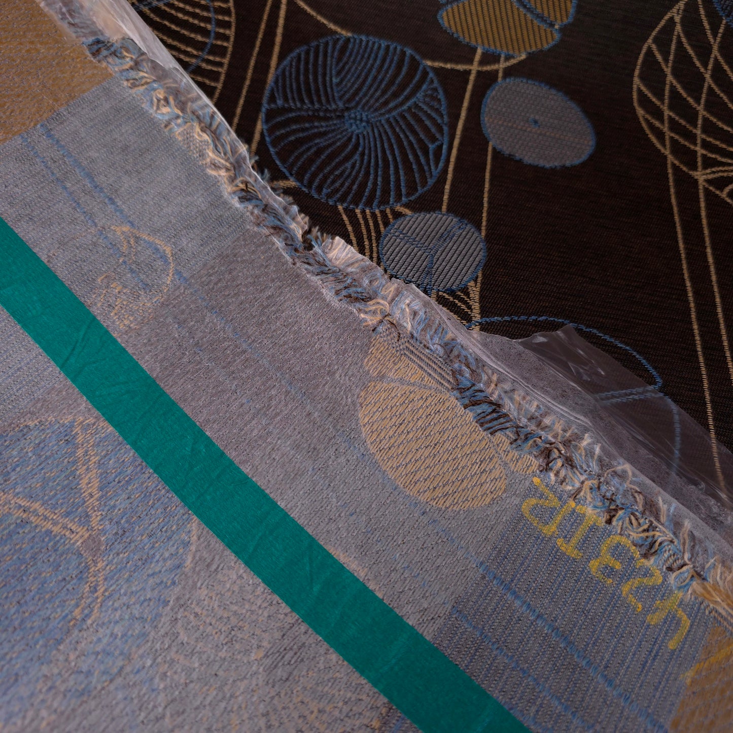 BOTANICAL ABSTRACT UPHOLSTERY