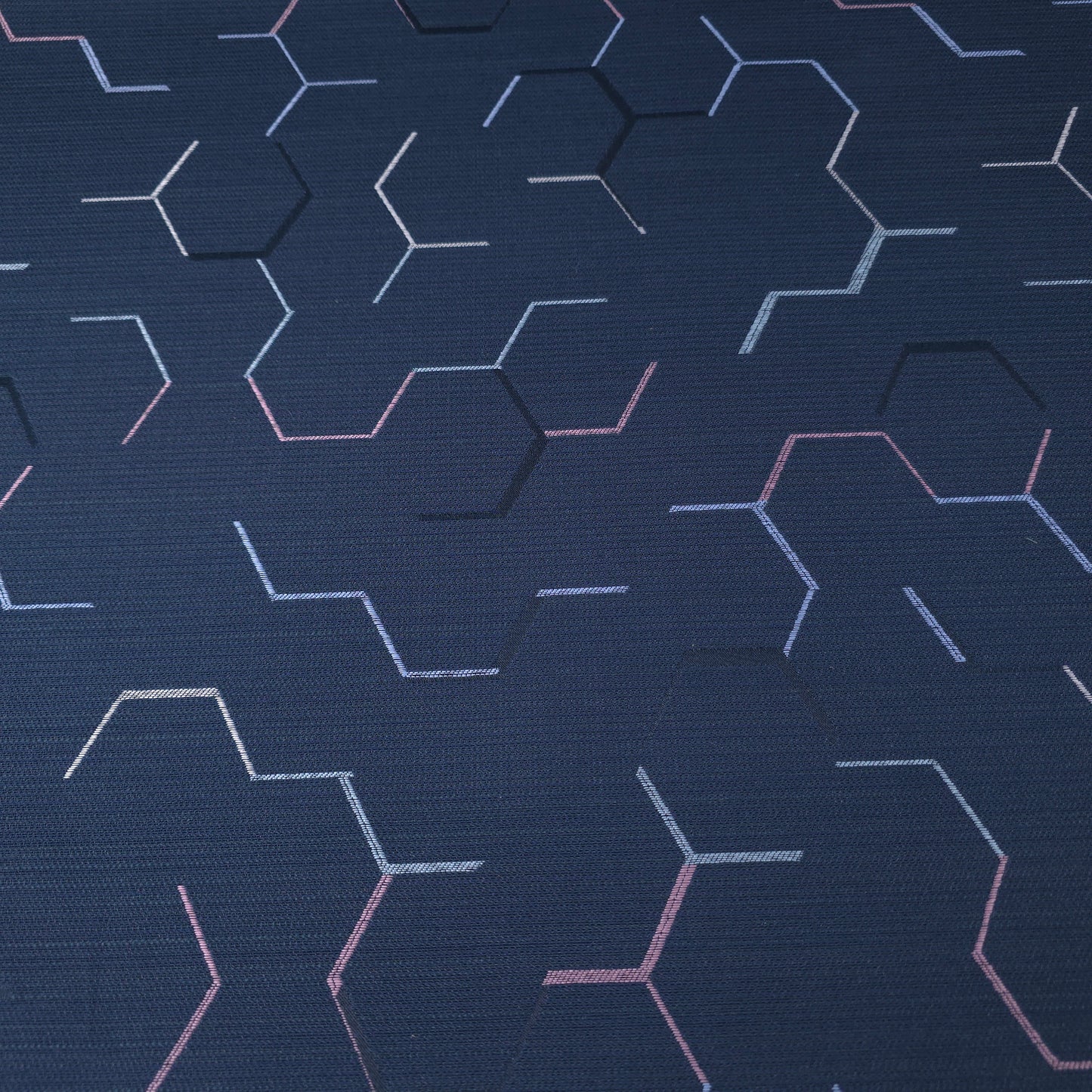 NAVY MOLECULE UPHOSTERY
