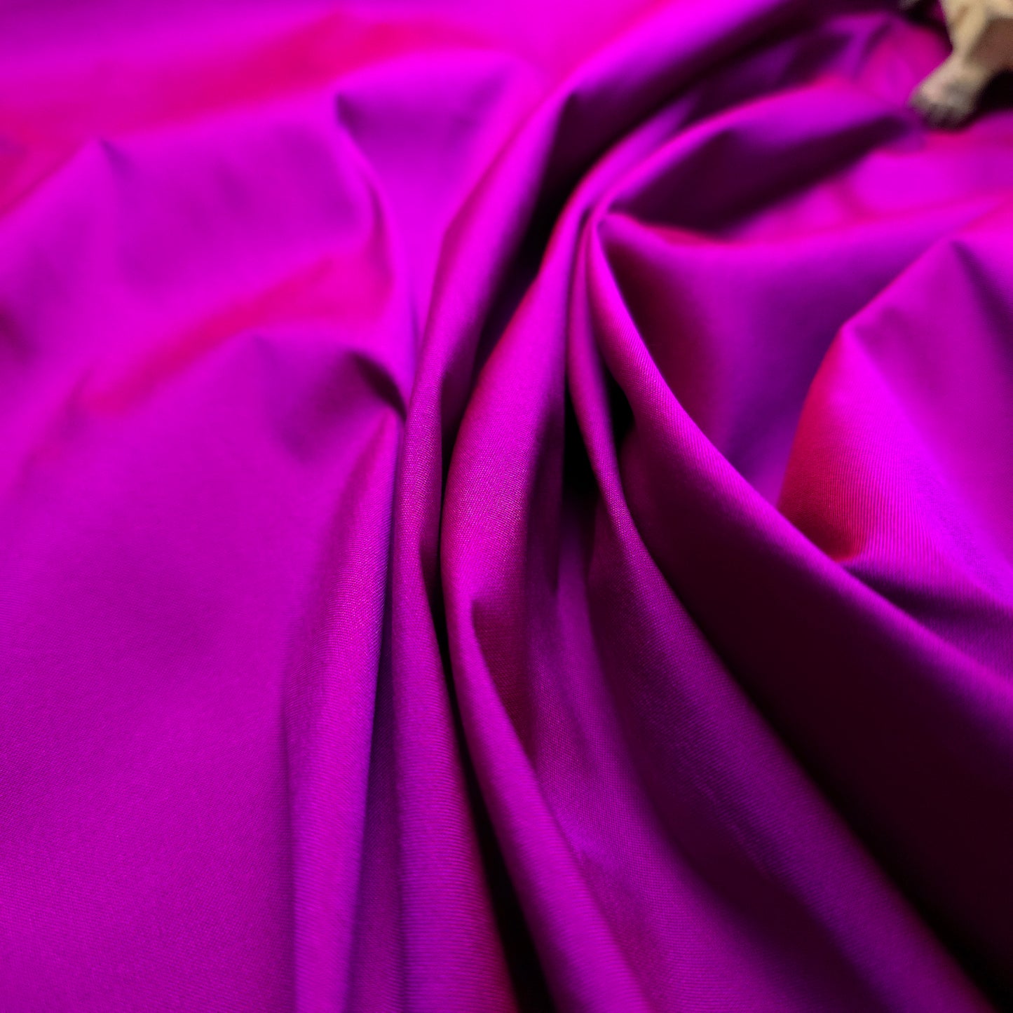 MAGENTA RED TWO TONE TAFFETA