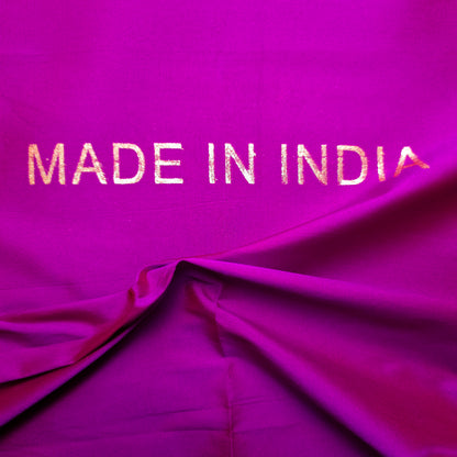 MAGENTA RED TWO TONE TAFFETA