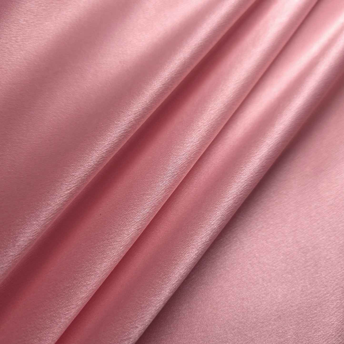 PINK PEACH CORAL HAMMERED CREPE SATIN
