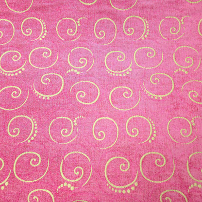 MEMPHIS JR SWIRL NEON PINK LIME CHENILLE