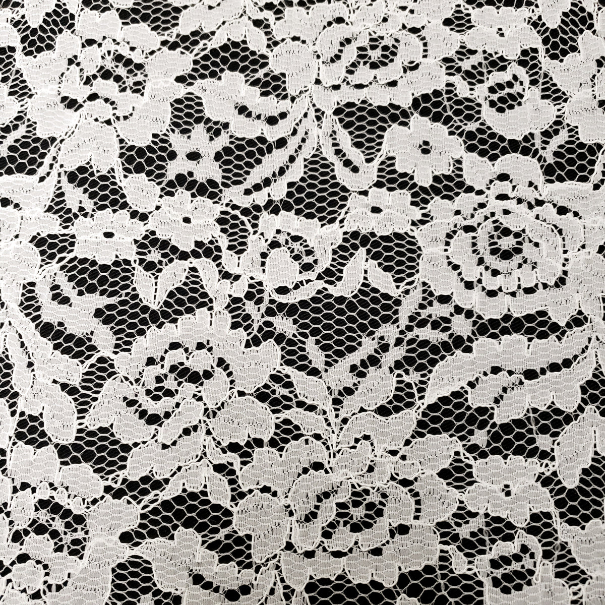 OFF WHITE FLORAL LACE