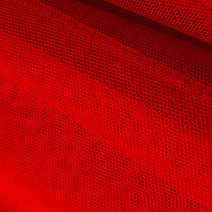 RED ENGLISH NET - NYLON - - SOFT & FINE MESH!