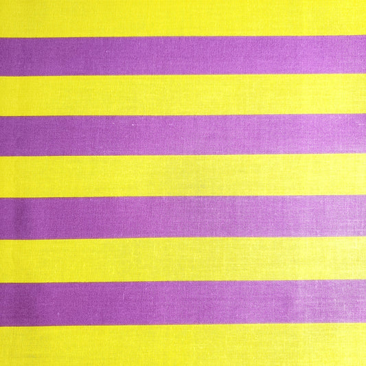 ONE INCH STRIPE YELLOW PURPLE