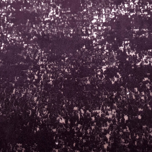 MULBERRY PURPLE CHENILLE UPHOLSTERY HEAVY DUTY TEXTURED
