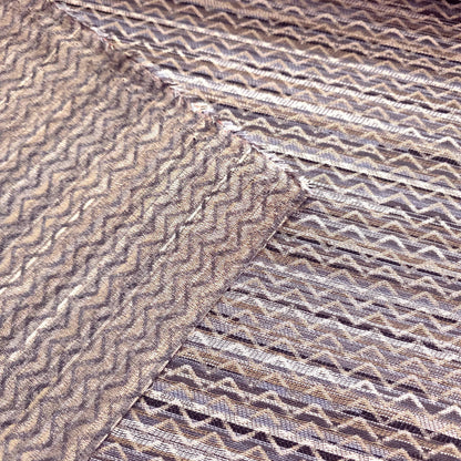 BERNATO DISCO ZIG ZAG WAVE UPHOLSTERY FABRIC