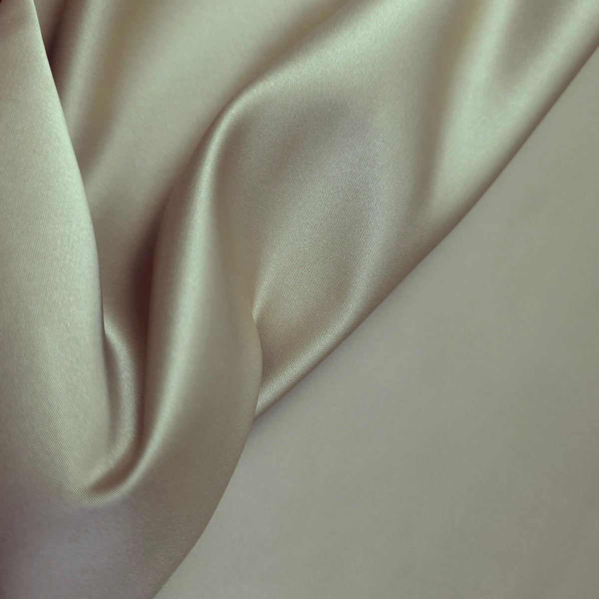 TAUPE GOLD PEAU DE SOIE PORCELAIN DULL SATIN FABRIC