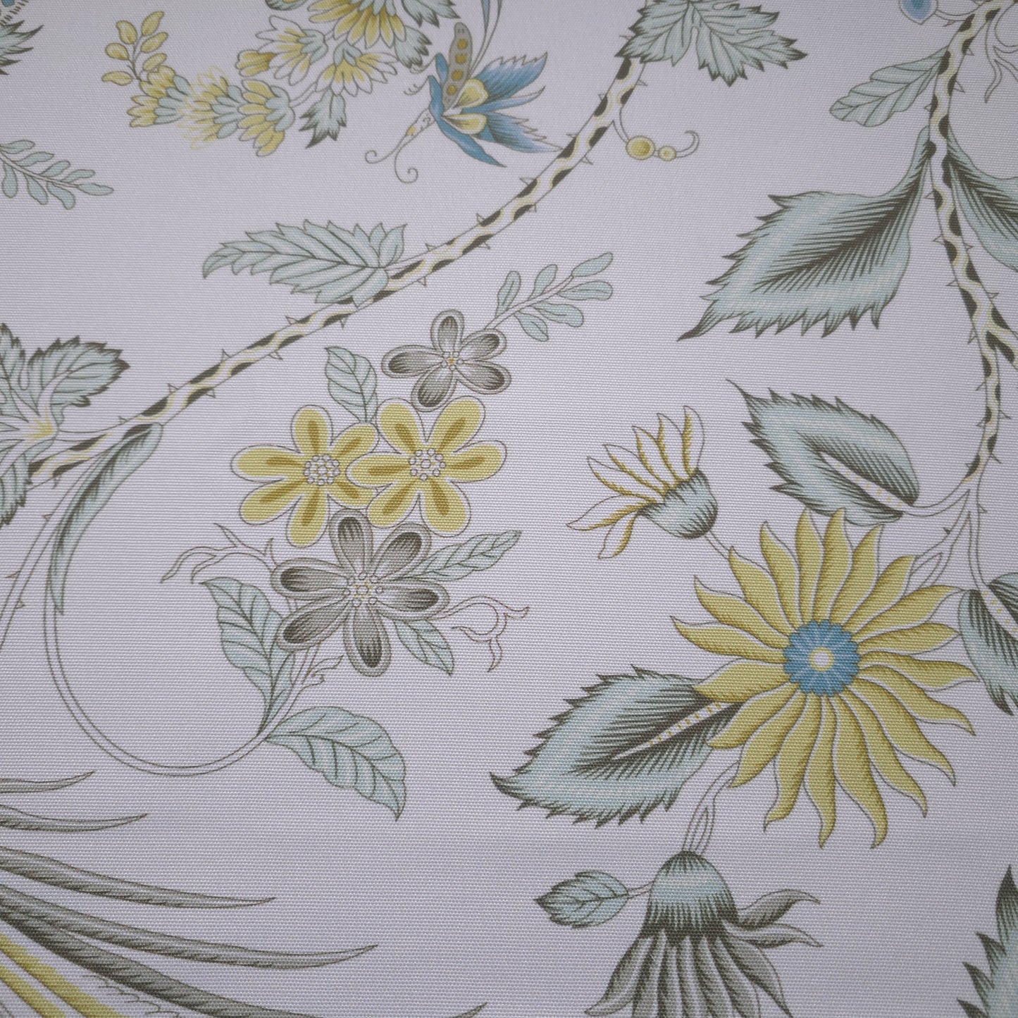 BIRDS OF PARADISE CHINTZ POLYESTER DRAPERY FABRIC