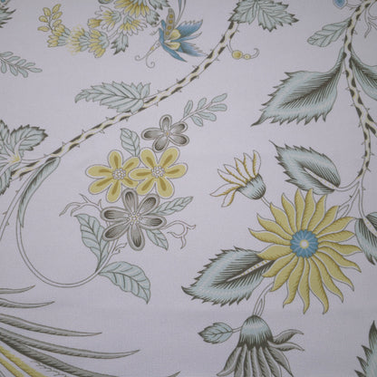 BIRDS OF PARADISE CHINTZ POLYESTER DRAPERY FABRIC