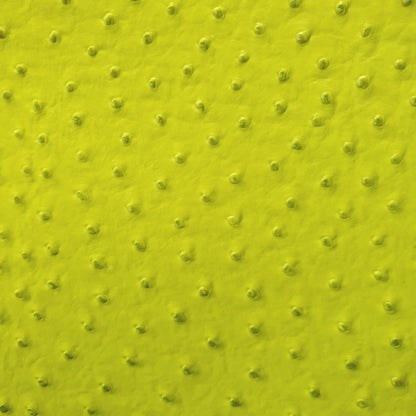 NEON HIGHLIGHTER YELLOW OSTRICH VINYL
