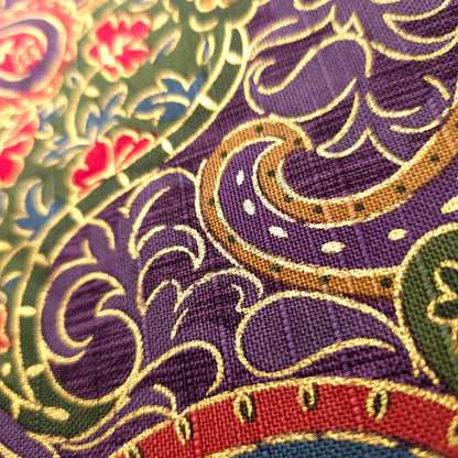 GOLD PAISLEY COTTON LINEN