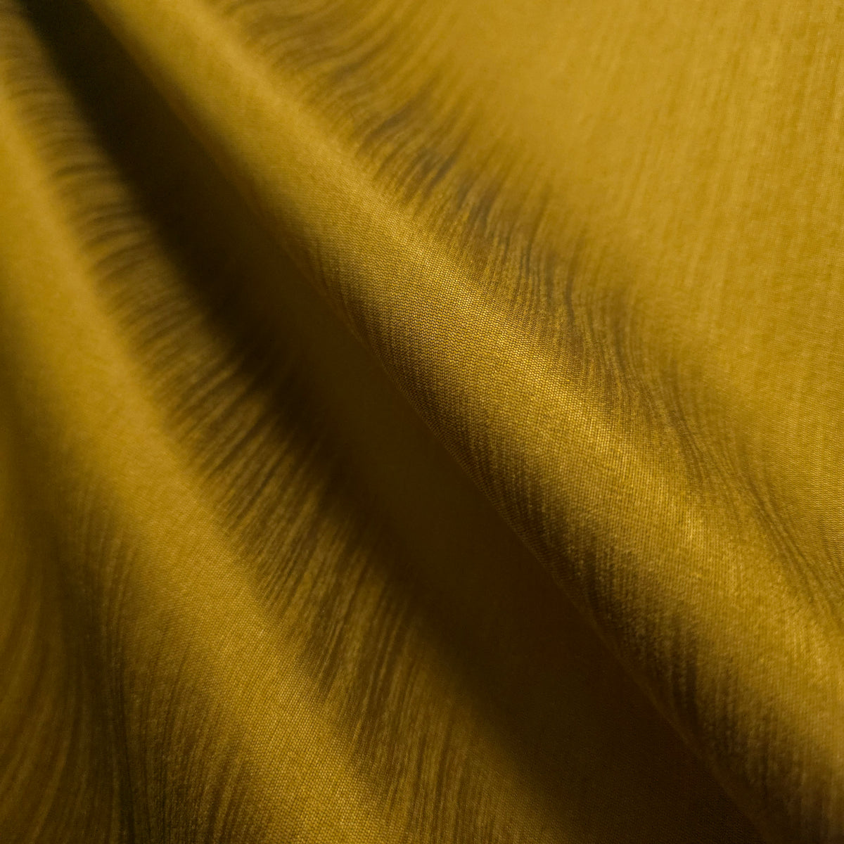 ELECTRUM BRASS GOLD TAJ DUPIONI FAUX SILK FABRIC