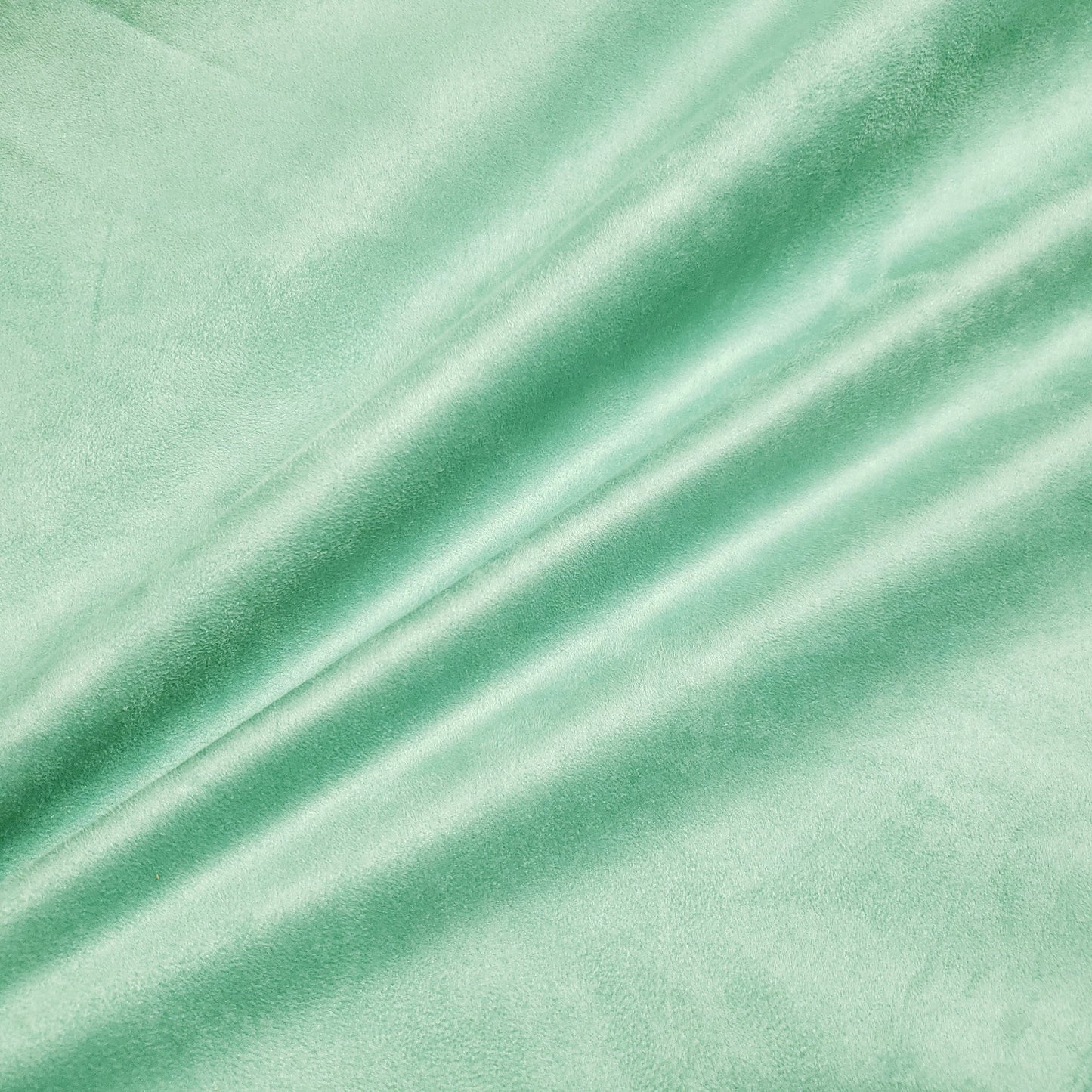 BRUSHED SUEDE UPHOLSTERY FABRIC MINT AQUA