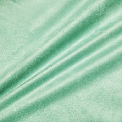 BRUSHED SUEDE UPHOLSTERY FABRIC MINT AQUA