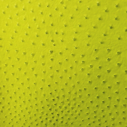 NEON HIGHLIGHTER YELLOW OSTRICH VINYL