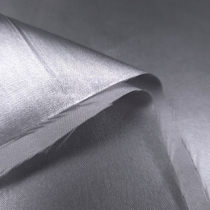 SILVER 8OZ HEAVY STRUCTURE SATIN FABRIC