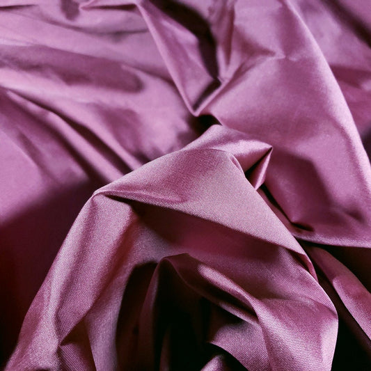 FAUX SILK LUXURY TAFFETA MAUVE ROSE