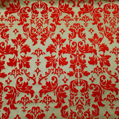 REVERSIBLE DAMASK CHENILLE ORAGE CHAMPAGNE
