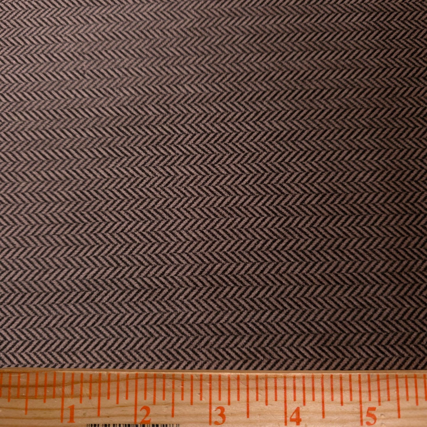 BROWN TAN HERRINGBONE JACQUARD VELOUR FABRIC