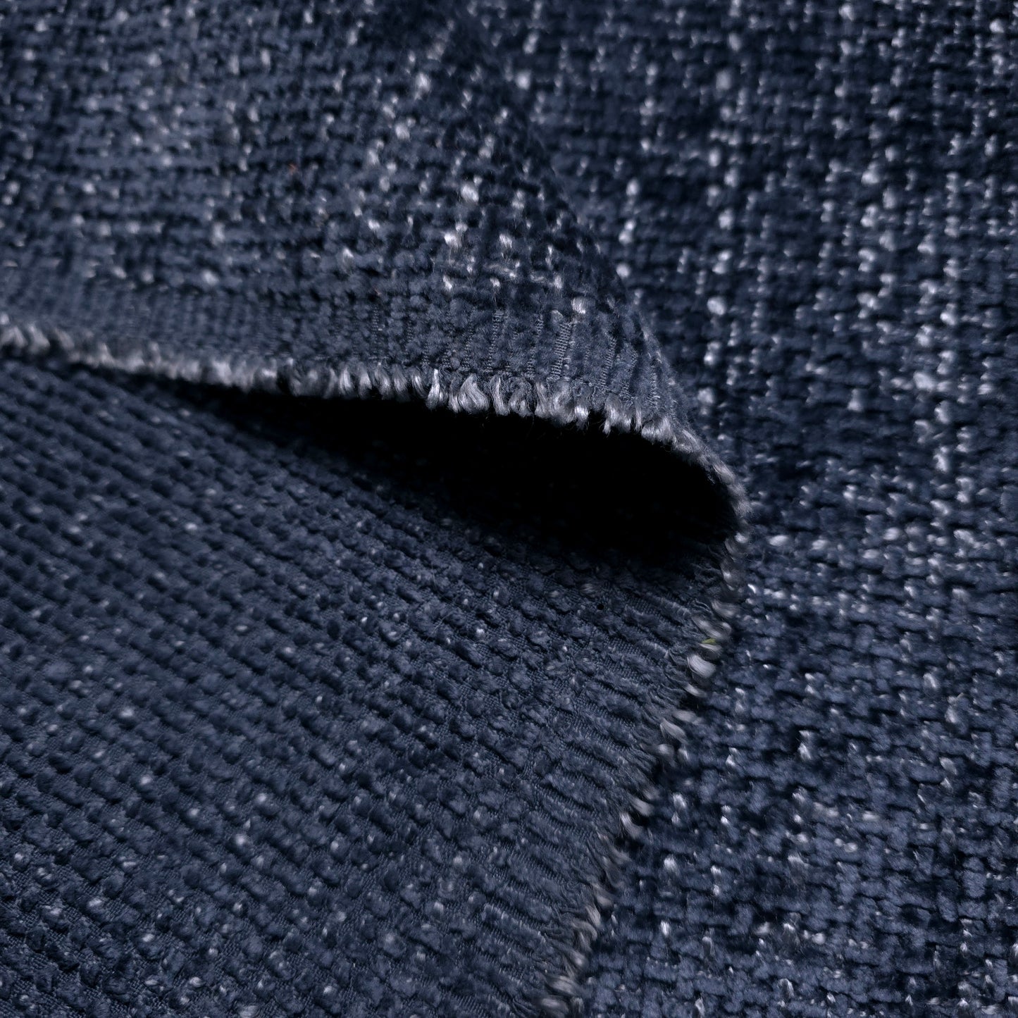 RUSTIC BLUE BOUCLE UPHOLSTERY FABRIC
